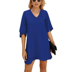 NWT Women’s Mid Sleeve Bell Sleeved Mini Dress